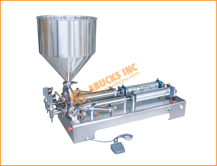 Semiautomatic Pneumatic Liquid and Paste Filling Machine