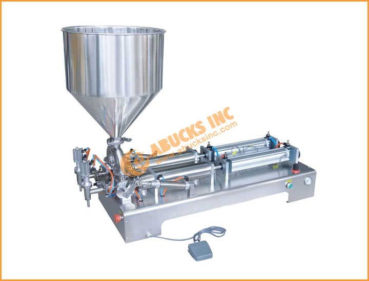 Semi Automatic Pneumatic Liquid and Paste Filling Machine