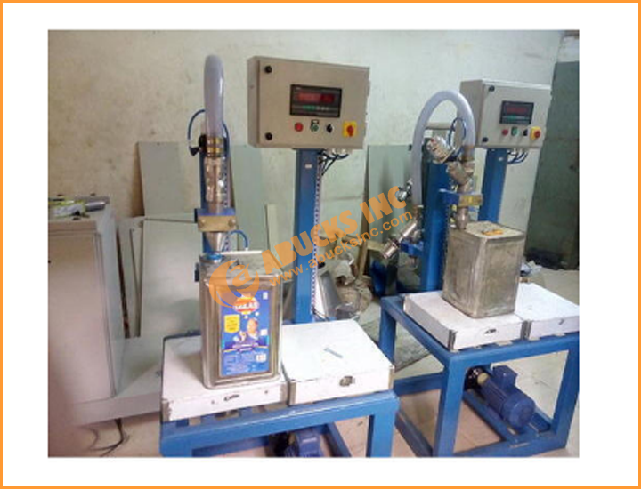 Semiautomatic Weigh Metric Liquid Filling Machine